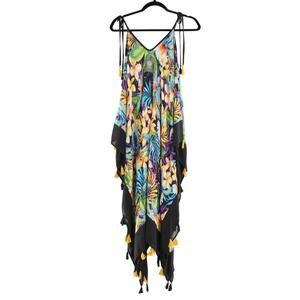 Vince Camuto Tropical Print Topper Kimono Cover-Up Top #K205